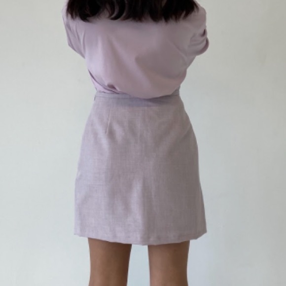 TERRA NOSTRA Lilac Midi Skirt -Size 6 - Picture 2 of 13